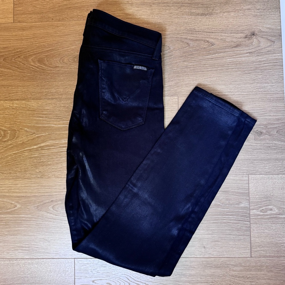 Hudson Krista Super Skinny Shiny Black Denim Jean
Size 31 - Picture 4 of 9